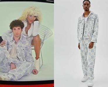 STYLE : l’ensemble denim avec imprimé à damier de Tancredi