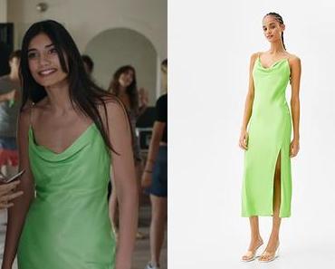 Demain nous appartient : une longue robe verte comme celle de Camille