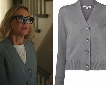 THE WATCHER : Nora’s grey cashmere cardigan in S1E02