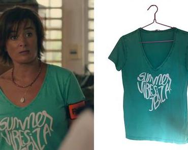 TROPIQUES CRIMINELS : le t-shirt Summer vibes Ibiza de Gaëlle dans l’épisode 3×07