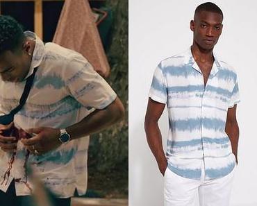 TROPIQUES CRIMINELS : la chemise tie and dye de Lucas dans l’épisode 3×08