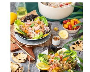 RECETTE : Salade bassamoise d’attiéké, thon et maquereau