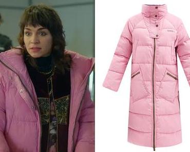 A STORM FOR CHRISTMAS : Ida’s Pink Oversized  Puffer Coat