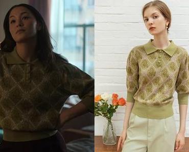 THE RECRUIT : Hannah’s olive sweater in S1E01
