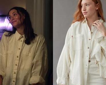 THE RECRUIT : Hannah’s ivory shirt in S1E01
