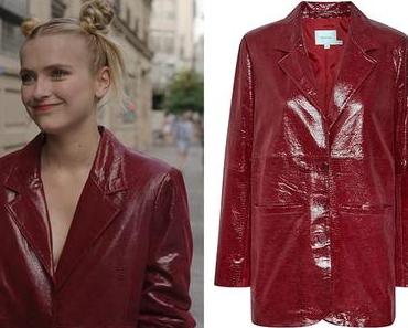 EMILY IN PARIS : Camille’s red leather blazer in S3E04