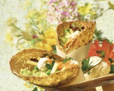 RECETTE : Crêpes aux légumes croquants et au Beaufort