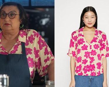 DEMAIN NOUS APPARTIENT : la blouse à fleurs de Mona dans l’épisode 1474