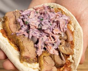 RECETTE : Kebab de pintade aux échalotes et son coleslaw